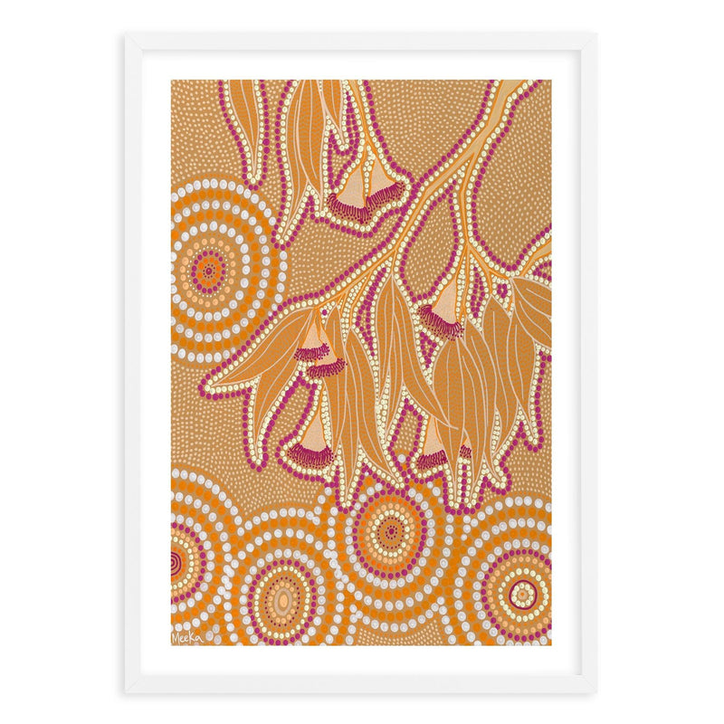 Flowering Gum By Domica Hill Art Print-PRINT-Olive et Oriel-Domica Hill-A5 | 5.8" x 8.3" | 14.8 x 21cm-White-With White Border-Buy-Australian-Art-Prints-Online-with-Olive-et-Oriel-Your-Artwork-Specialists-Austrailia-Decorate-With-Coastal-Photo-Wall-Art-Prints-From-Our-Beach-House-Artwork-Collection-Fine-Poster-and-Framed-Artwork