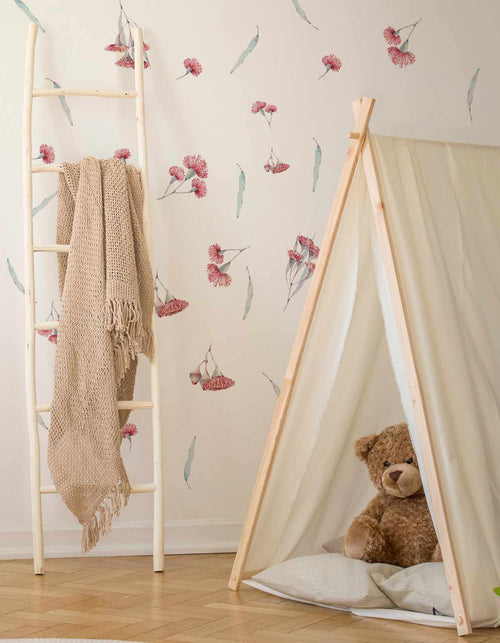 Flowering Gum Decal set-Decals-Olive et Oriel-Decorate your kids bedroom wall decor with removable wall decals, these fabric kids decals are a great way to add colour and update your children's bedroom. Available as girls wall decals or boys wall decals, there are also nursery decals.