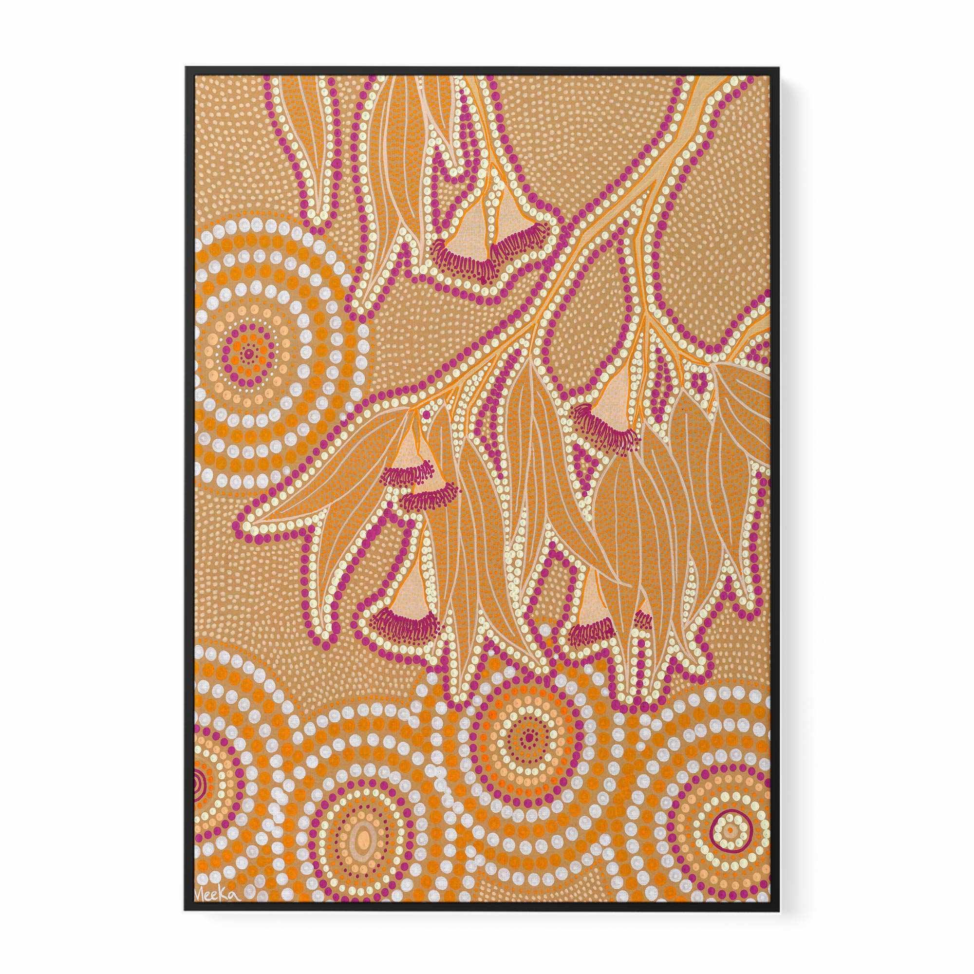 Flowering Gum by Domica Hill | Framed Canvas Art Print