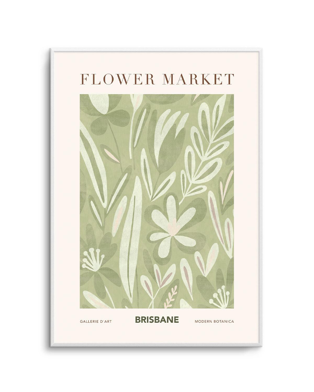 Flower Market Brisbane Art Print