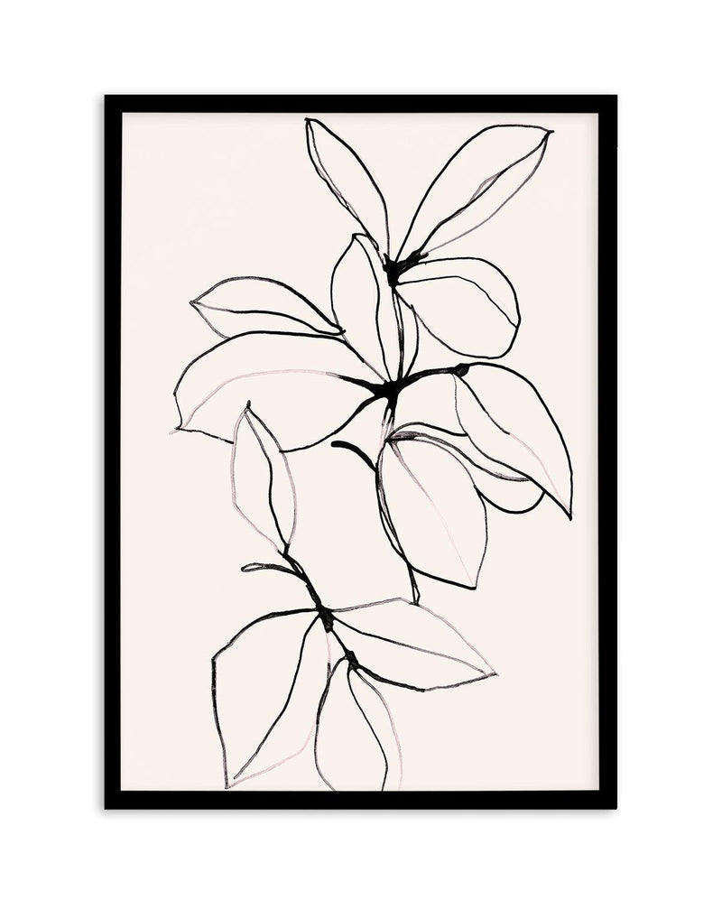 Foliage by Leigh Viner Art Print-PRINT-Olive et Oriel-Leigh Viner-A5 | 5.8" x 8.3" | 14.8 x 21cm-Black-With White Border-Buy-Australian-Art-Prints-Online-with-Olive-et-Oriel-Your-Artwork-Specialists-Austrailia-Decorate-With-Coastal-Photo-Wall-Art-Prints-From-Our-Beach-House-Artwork-Collection-Fine-Poster-and-Framed-Artwork