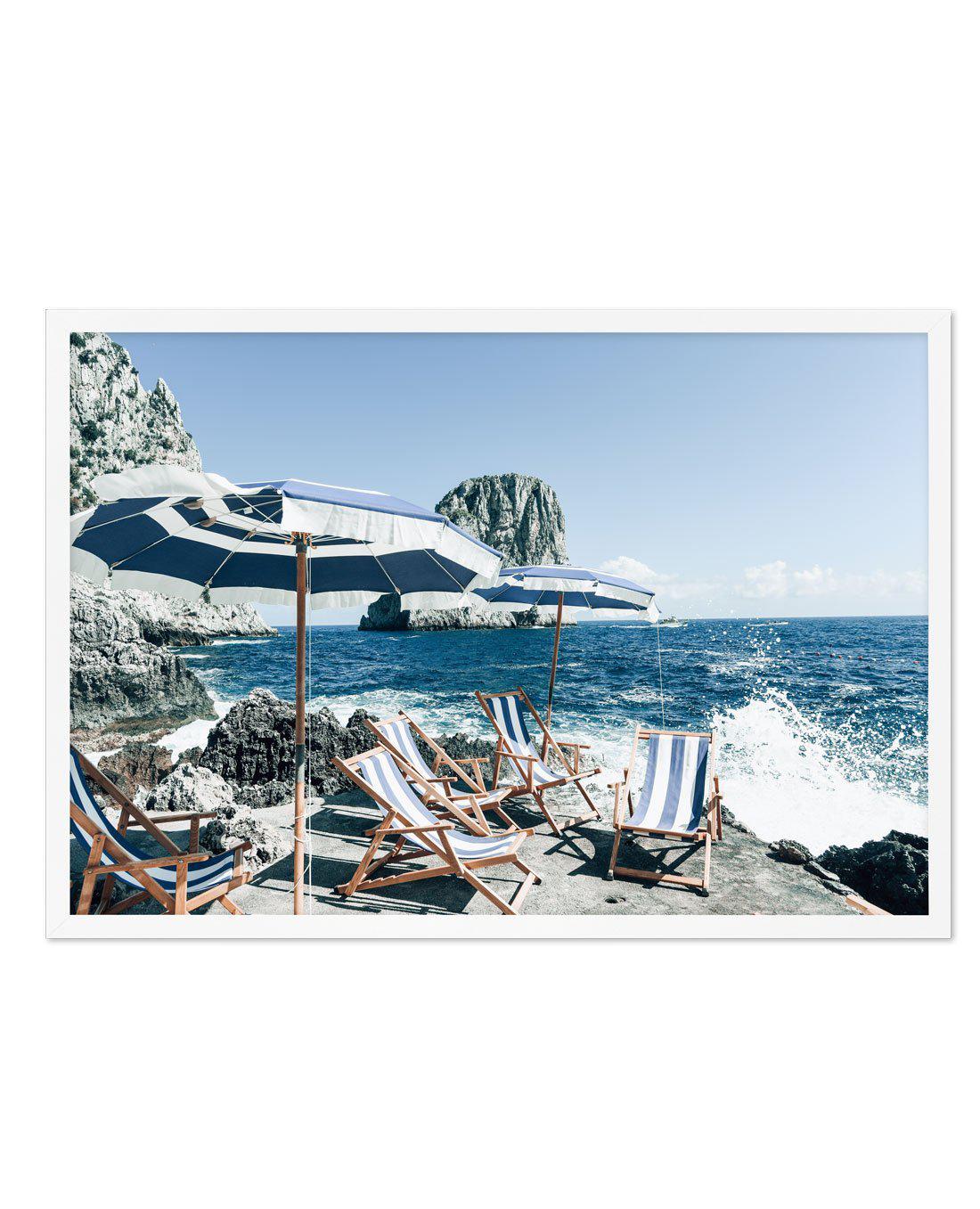 Fontelina In The Sun | Capri Art Print-PRINT-Olive et Oriel-Olive et Oriel-A5 | 5.8" x 8.3" | 14.8 x 21cm-White-With White Border-Buy-Australian-Art-Prints-Online-with-Olive-et-Oriel-Your-Artwork-Specialists-Austrailia-Decorate-With-Coastal-Photo-Wall-Art-Prints-From-Our-Beach-House-Artwork-Collection-Fine-Poster-and-Framed-Artwork