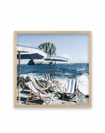 Fontelina In The Sun, Capri | SQ Art Print-PRINT-Olive et Oriel-Olive et Oriel-70x70 cm | 27.5" x 27.5"-Oak-With White Border-Buy-Australian-Art-Prints-Online-with-Olive-et-Oriel-Your-Artwork-Specialists-Austrailia-Decorate-With-Coastal-Photo-Wall-Art-Prints-From-Our-Beach-House-Artwork-Collection-Fine-Poster-and-Framed-Artwork
