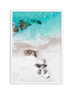 Footprints in the Sand | Lights Beach, Denmark Art Print-PRINT-Olive et Oriel-Olive et Oriel-A5 | 5.8" x 8.3" | 14.8 x 21cm-White-With White Border-Buy-Australian-Art-Prints-Online-with-Olive-et-Oriel-Your-Artwork-Specialists-Austrailia-Decorate-With-Coastal-Photo-Wall-Art-Prints-From-Our-Beach-House-Artwork-Collection-Fine-Poster-and-Framed-Artwork