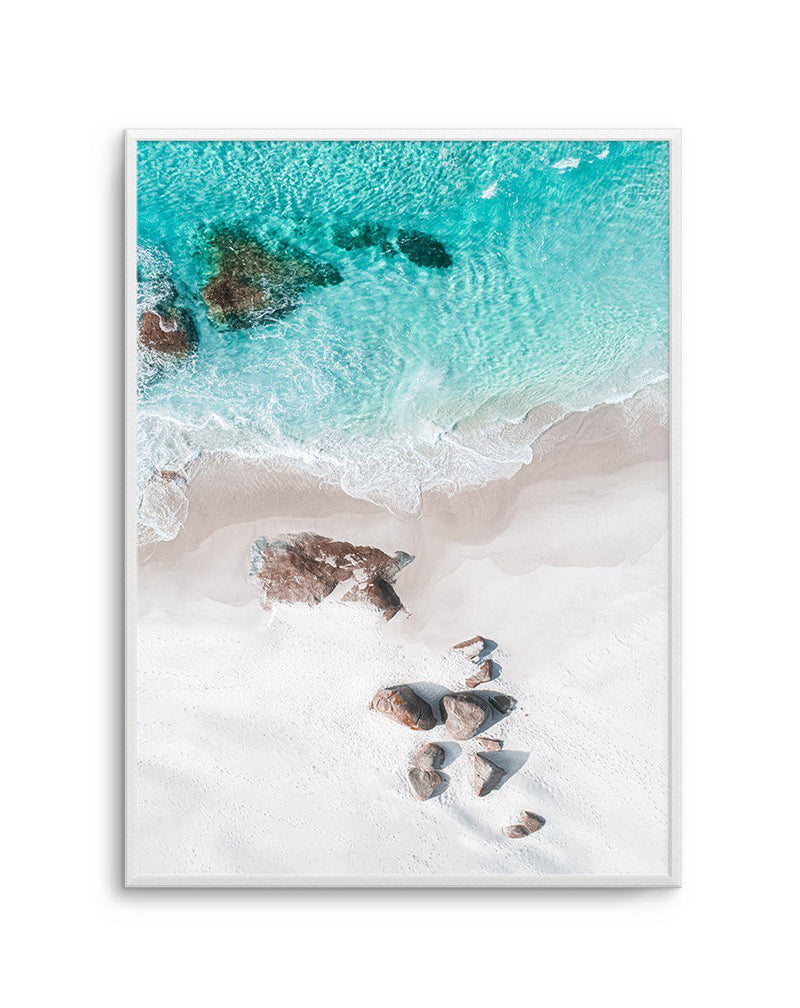 Footprints in the Sand | Lights Beach, Denmark Art Print-PRINT-Olive et Oriel-Olive et Oriel-A5 | 5.8" x 8.3" | 14.8 x 21cm-Unframed Art Print-With White Border-Buy-Australian-Art-Prints-Online-with-Olive-et-Oriel-Your-Artwork-Specialists-Austrailia-Decorate-With-Coastal-Photo-Wall-Art-Prints-From-Our-Beach-House-Artwork-Collection-Fine-Poster-and-Framed-Artwork