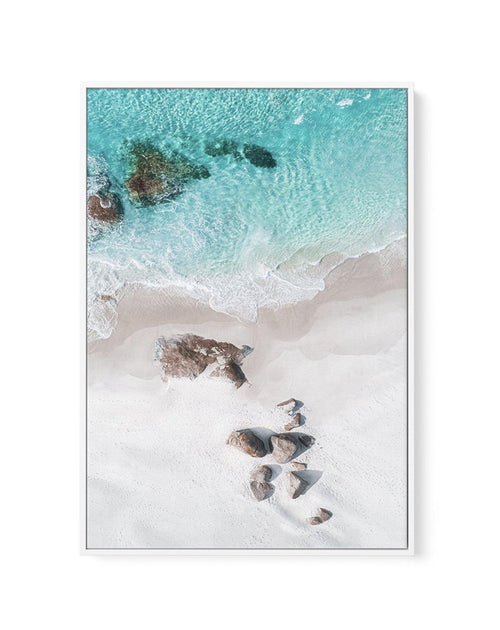 Footprints in the Sand | Lights Beach, Denmark | Framed Canvas-CANVAS-You can shop wall art online with Olive et Oriel for everything from abstract art to fun kids wall art. Our beautiful modern art prints and canvas art are available from large canvas prints to wall art paintings and our proudly Australian artwork collection offers only the highest quality framed large wall art and canvas art Australia - You can buy fashion photography prints or Hampton print posters and paintings on canvas fro
