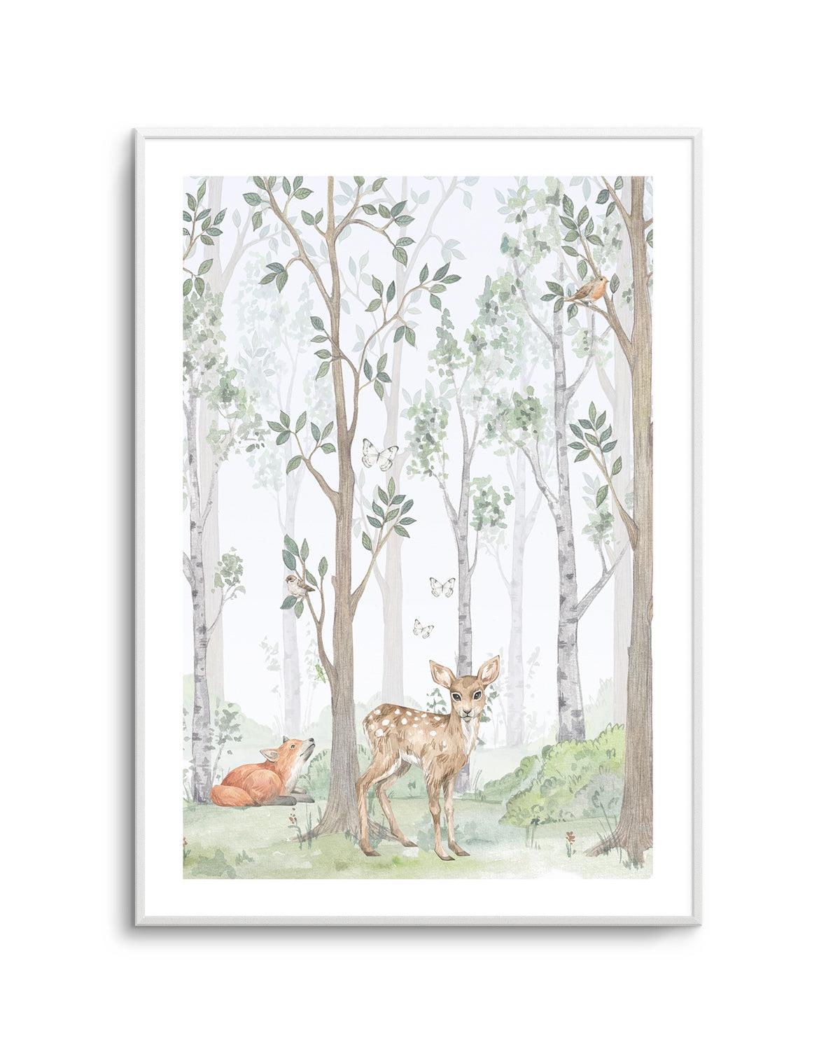 Forest Friends I Art Print-PRINT-Olive et Oriel-Olive et Oriel-Buy-Australian-Art-Prints-Online-with-Olive-et-Oriel-Your-Artwork-Specialists-Austrailia-Decorate-With-Coastal-Photo-Wall-Art-Prints-From-Our-Beach-House-Artwork-Collection-Fine-Poster-and-Framed-Artwork