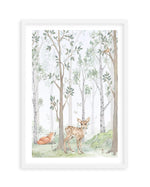 Forest Friends I Art Print-PRINT-Olive et Oriel-Olive et Oriel-A5 | 5.8" x 8.3" | 14.8 x 21cm-White-With White Border-Buy-Australian-Art-Prints-Online-with-Olive-et-Oriel-Your-Artwork-Specialists-Austrailia-Decorate-With-Coastal-Photo-Wall-Art-Prints-From-Our-Beach-House-Artwork-Collection-Fine-Poster-and-Framed-Artwork