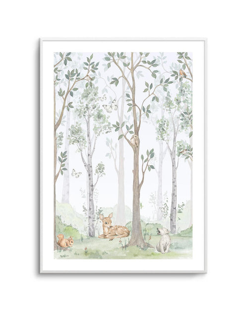 Forest Friends II Art Print-PRINT-Olive et Oriel-Olive et Oriel-Buy-Australian-Art-Prints-Online-with-Olive-et-Oriel-Your-Artwork-Specialists-Austrailia-Decorate-With-Coastal-Photo-Wall-Art-Prints-From-Our-Beach-House-Artwork-Collection-Fine-Poster-and-Framed-Artwork