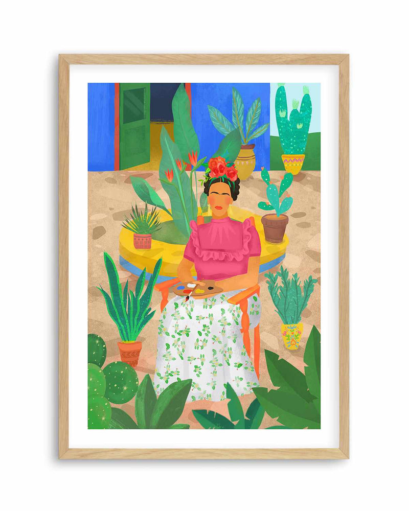 Frida Kahlo by Petra Lizde Art Print