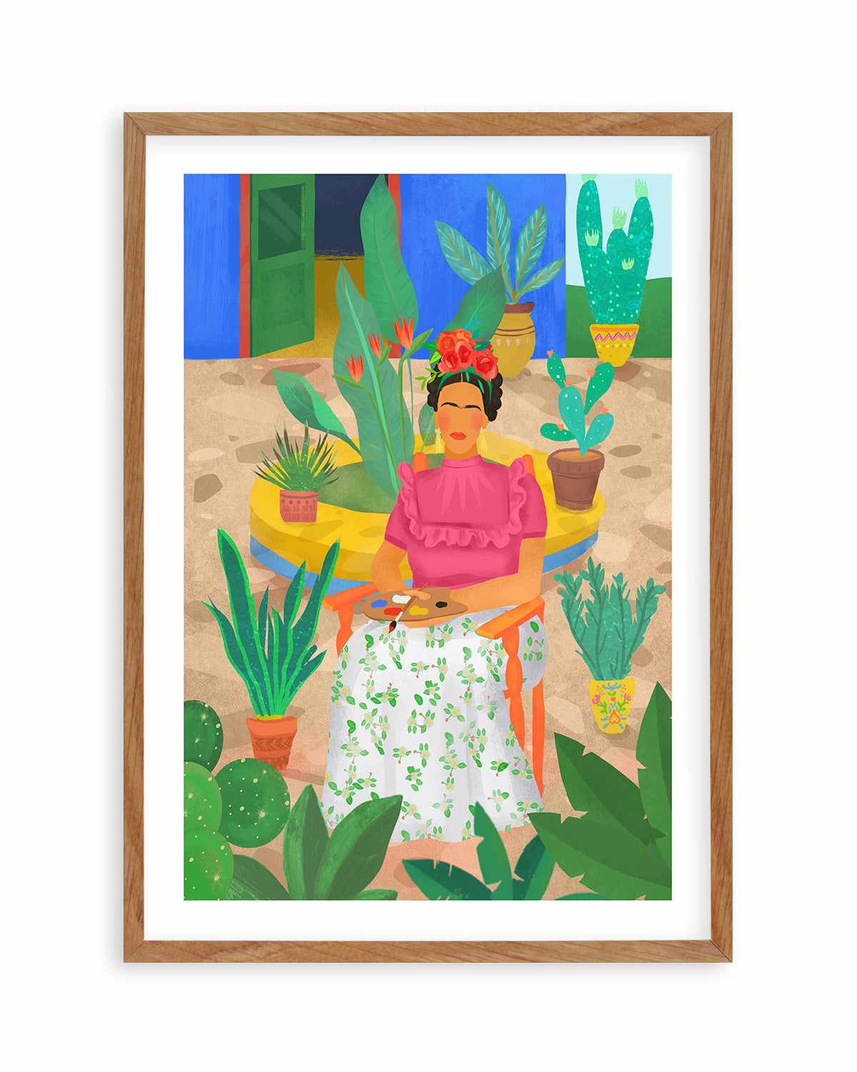 Frida Kahlo by Petra Lizde Art Print