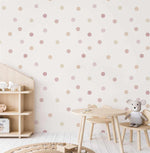 Fun Dots 'Melody' Wallpaper-Wallpaper-Buy Kids Removable Wallpaper Online Our Custom Made Children√¢‚Ç¨‚Ñ¢s Wallpapers Are A Fun Way To Decorate And Enhance Boys Bedroom Decor And Girls Bedrooms They Are An Amazing Addition To Your Kids Bedroom Walls Our Collection of Kids Wallpaper Is Sure To Transform Your Kids Rooms Interior Style From Pink Wallpaper To Dinosaur Wallpaper Even Marble Wallpapers For Teen Boys Shop Peel And Stick Wallpaper Online Today With Olive et Oriel