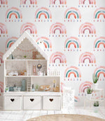 Fun Rainbows II Wallpaper - Olive et Oriel