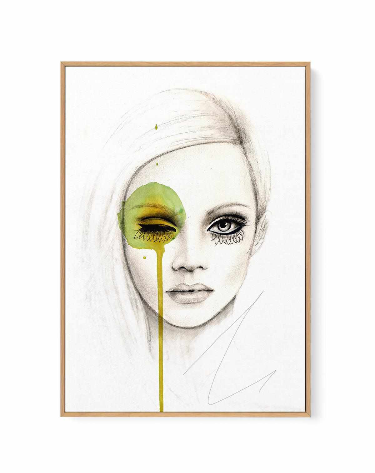 Fused by Leigh Viner | Framed Canvas Art Print