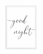 Goodnight Art Print-PRINT-Olive et Oriel-Olive et Oriel-A5 | 5.8" x 8.3" | 14.8 x 21cm-White-With White Border-Buy-Australian-Art-Prints-Online-with-Olive-et-Oriel-Your-Artwork-Specialists-Austrailia-Decorate-With-Coastal-Photo-Wall-Art-Prints-From-Our-Beach-House-Artwork-Collection-Fine-Poster-and-Framed-Artwork