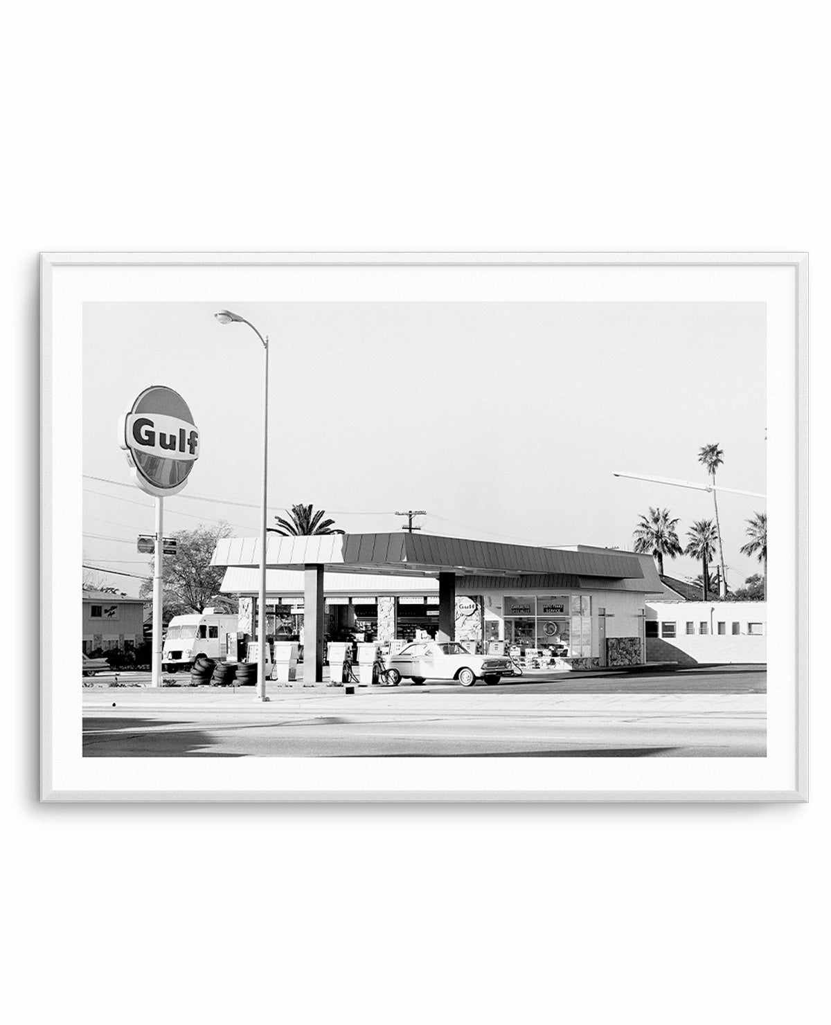 Palm Springs Gas Station Art Print-PRINT-Olive et Oriel-Olive et Oriel-A5 | 5.8" x 8.3" | 14.8 x 21cm-Unframed Art Print-With White Border-Buy-Australian-Art-Prints-Online-with-Olive-et-Oriel-Your-Artwork-Specialists-Austrailia-Decorate-With-Coastal-Photo-Wall-Art-Prints-From-Our-Beach-House-Artwork-Collection-Fine-Poster-and-Framed-Artwork