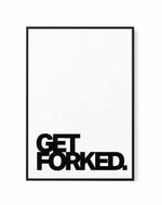 Get Forked | Framed Canvas-CANVAS-You can shop wall art online with Olive et Oriel for everything from abstract art to fun kids wall art. Our beautiful modern art prints and canvas art are available from large canvas prints to wall art paintings and our proudly Australian artwork collection offers only the highest quality framed large wall art and canvas art Australia - You can buy fashion photography prints or Hampton print posters and paintings on canvas from Olive et Oriel and have them deliv