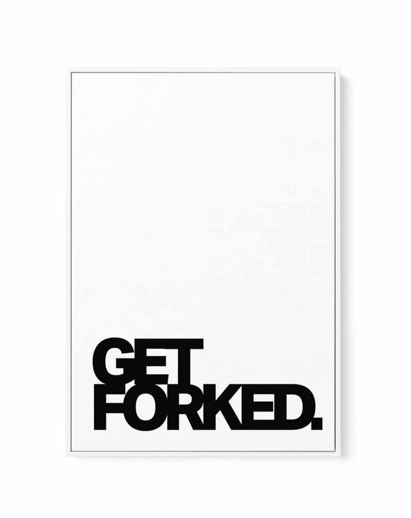 Get Forked | Framed Canvas-CANVAS-You can shop wall art online with Olive et Oriel for everything from abstract art to fun kids wall art. Our beautiful modern art prints and canvas art are available from large canvas prints to wall art paintings and our proudly Australian artwork collection offers only the highest quality framed large wall art and canvas art Australia - You can buy fashion photography prints or Hampton print posters and paintings on canvas from Olive et Oriel and have them deliv
