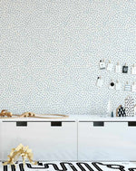 Gigi's Dots Wallpaper in Barely Blue-Wallpaper-Buy Kids Removable Wallpaper Online Our Custom Made Children‚àö¬¢‚Äö√á¬®‚Äö√ë¬¢s Wallpapers Are A Fun Way To Decorate And Enhance Boys Bedroom Decor And Girls Bedrooms They Are An Amazing Addition To Your Kids Bedroom Walls Our Collection of Kids Wallpaper Is Sure To Transform Your Kids Rooms Interior Style From Pink Wallpaper To Dinosaur Wallpaper Even Marble Wallpapers For Teen Boys Shop Peel And Stick Wallpaper Online Today With Olive et Oriel