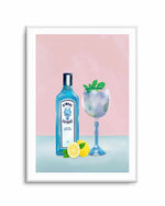 Gin Cocktail by Petra Lizde Art Print