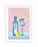 Gin Cocktail by Petra Lizde Art Print