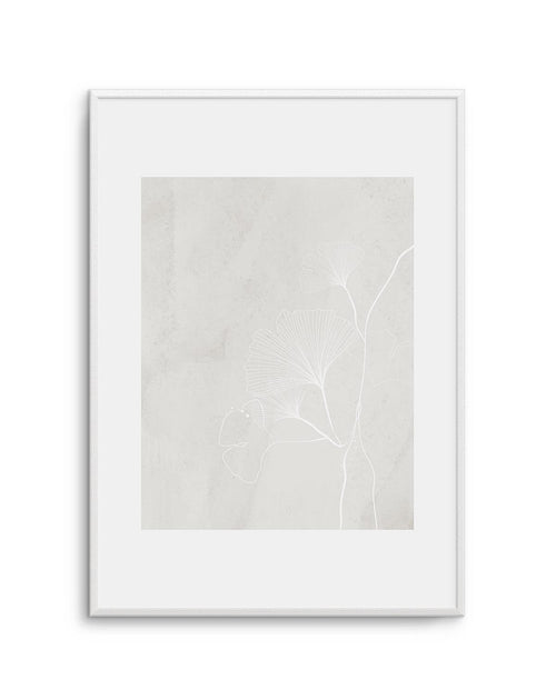 Ginkgo I Art Print-PRINT-Olive et Oriel-Olive et Oriel-Buy-Australian-Art-Prints-Online-with-Olive-et-Oriel-Your-Artwork-Specialists-Austrailia-Decorate-With-Coastal-Photo-Wall-Art-Prints-From-Our-Beach-House-Artwork-Collection-Fine-Poster-and-Framed-Artwork