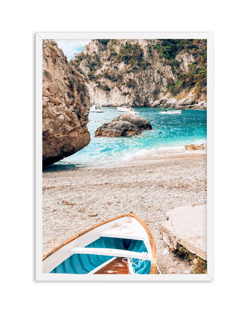 Gioia Boats | Capri Art Print-PRINT-Olive et Oriel-Olive et Oriel-A5 | 5.8" x 8.3" | 14.8 x 21cm-White-With White Border-Buy-Australian-Art-Prints-Online-with-Olive-et-Oriel-Your-Artwork-Specialists-Austrailia-Decorate-With-Coastal-Photo-Wall-Art-Prints-From-Our-Beach-House-Artwork-Collection-Fine-Poster-and-Framed-Artwork