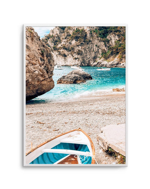 Gioia Boats | Capri Art Print-PRINT-Olive et Oriel-Olive et Oriel-A5 | 5.8" x 8.3" | 14.8 x 21cm-Unframed Art Print-With White Border-Buy-Australian-Art-Prints-Online-with-Olive-et-Oriel-Your-Artwork-Specialists-Austrailia-Decorate-With-Coastal-Photo-Wall-Art-Prints-From-Our-Beach-House-Artwork-Collection-Fine-Poster-and-Framed-Artwork