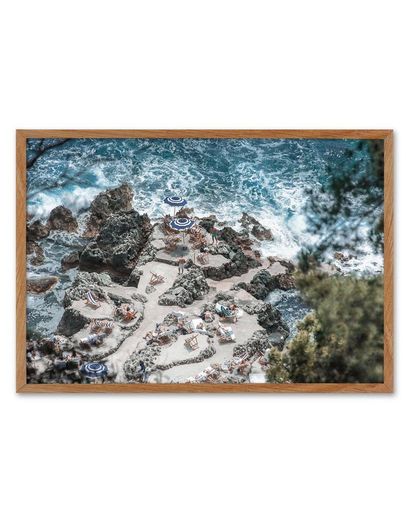 Glimpse of Fontelina | LS Art Print-PRINT-Olive et Oriel-Olive et Oriel-50x70 cm | 19.6" x 27.5"-Walnut-With White Border-Buy-Australian-Art-Prints-Online-with-Olive-et-Oriel-Your-Artwork-Specialists-Austrailia-Decorate-With-Coastal-Photo-Wall-Art-Prints-From-Our-Beach-House-Artwork-Collection-Fine-Poster-and-Framed-Artwork