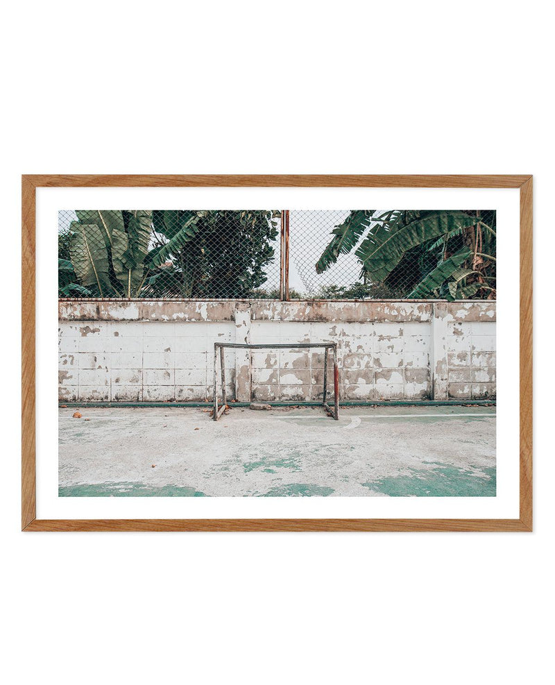 Goal Art Print-PRINT-Olive et Oriel-Olive et Oriel-50x70 cm | 19.6" x 27.5"-Walnut-With White Border-Buy-Australian-Art-Prints-Online-with-Olive-et-Oriel-Your-Artwork-Specialists-Austrailia-Decorate-With-Coastal-Photo-Wall-Art-Prints-From-Our-Beach-House-Artwork-Collection-Fine-Poster-and-Framed-Artwork