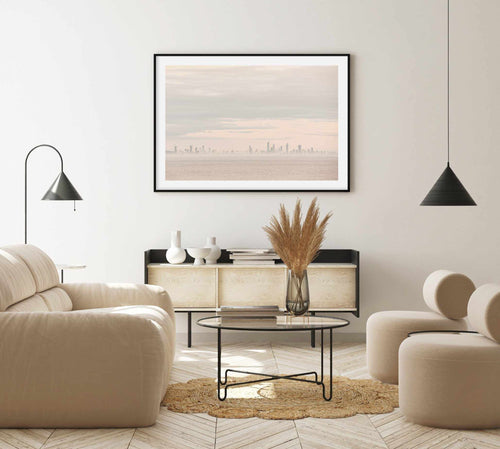 Gold Coast Haze Art Print-PRINT-Olive et Oriel-Olive et Oriel-Buy-Australian-Art-Prints-Online-with-Olive-et-Oriel-Your-Artwork-Specialists-Austrailia-Decorate-With-Coastal-Photo-Wall-Art-Prints-From-Our-Beach-House-Artwork-Collection-Fine-Poster-and-Framed-Artwork