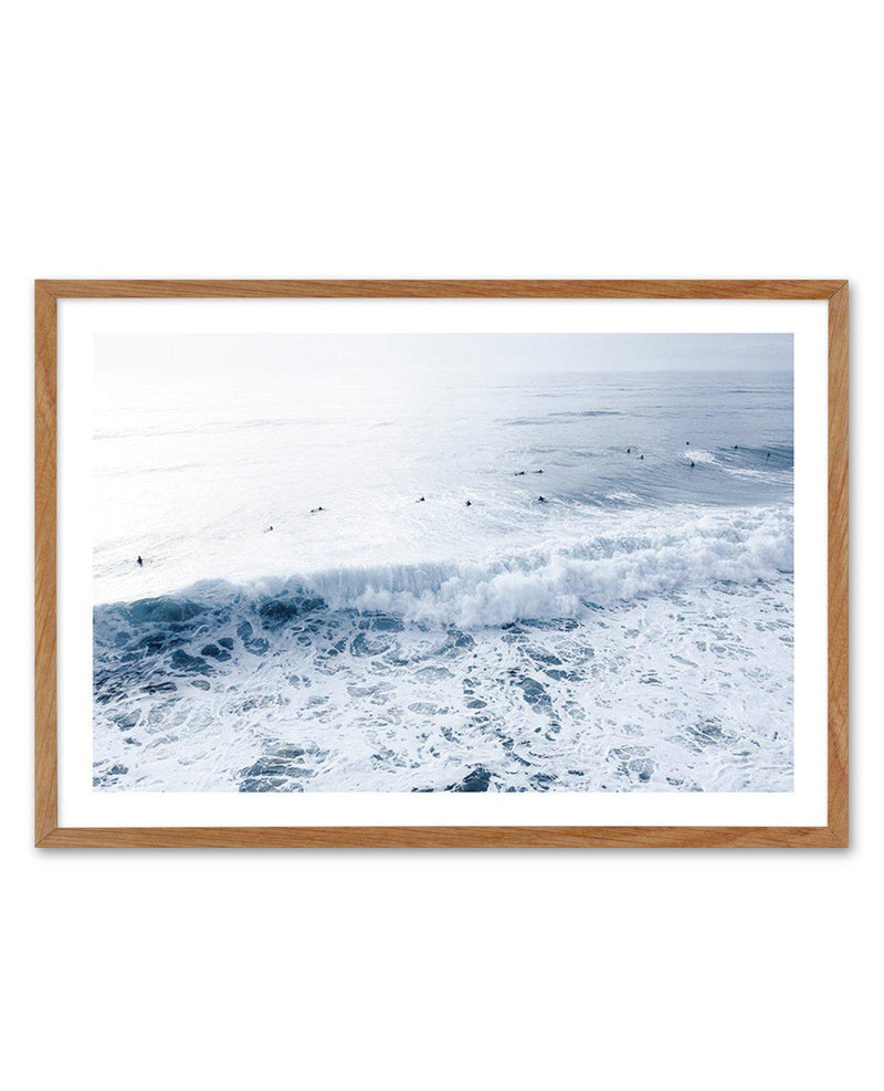 Gold Coast Surfers I Art Print-PRINT-Olive et Oriel-Olive et Oriel-50x70 cm | 19.6" x 27.5"-Walnut-With White Border-Buy-Australian-Art-Prints-Online-with-Olive-et-Oriel-Your-Artwork-Specialists-Austrailia-Decorate-With-Coastal-Photo-Wall-Art-Prints-From-Our-Beach-House-Artwork-Collection-Fine-Poster-and-Framed-Artwork
