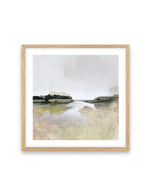 Gold Lake View by Dan Hobday SQ Art Print-PRINT-Olive et Oriel-Dan Hobday-70x70 cm | 27.5" x 27.5"-Oak-With White Border-Buy-Australian-Art-Prints-Online-with-Olive-et-Oriel-Your-Artwork-Specialists-Austrailia-Decorate-With-Coastal-Photo-Wall-Art-Prints-From-Our-Beach-House-Artwork-Collection-Fine-Poster-and-Framed-Artwork