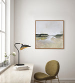 Gold Lake View by Dan Hobday SQ | Framed Canvas-CANVAS-You can shop wall art online with Olive et Oriel for everything from abstract art to fun kids wall art. Our beautiful modern art prints and canvas art are available from large canvas prints to wall art paintings and our proudly Australian artwork collection offers only the highest quality framed large wall art and canvas art Australia - You can buy fashion photography prints or Hampton print posters and paintings on canvas from Olive et Orie
