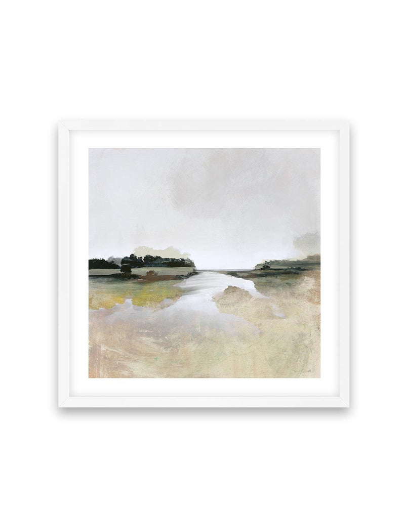 Gold Lake View by Dan Hobday SQ Art Print-PRINT-Olive et Oriel-Dan Hobday-70x70 cm | 27.5" x 27.5"-White-With White Border-Buy-Australian-Art-Prints-Online-with-Olive-et-Oriel-Your-Artwork-Specialists-Austrailia-Decorate-With-Coastal-Photo-Wall-Art-Prints-From-Our-Beach-House-Artwork-Collection-Fine-Poster-and-Framed-Artwork