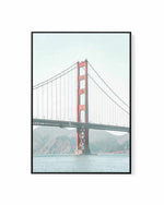 Golden Gate Bridge by Finn Skagn | Framed Canvas Art Print