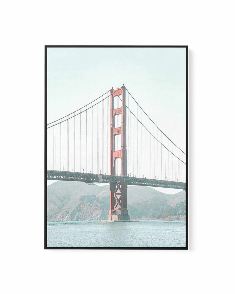 Golden Gate Bridge by Finn Skagn | Framed Canvas Art Print