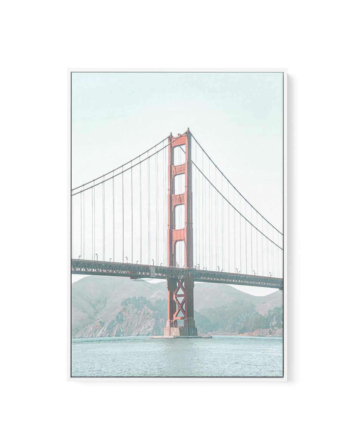 Golden Gate Bridge by Finn Skagn | Framed Canvas Art Print