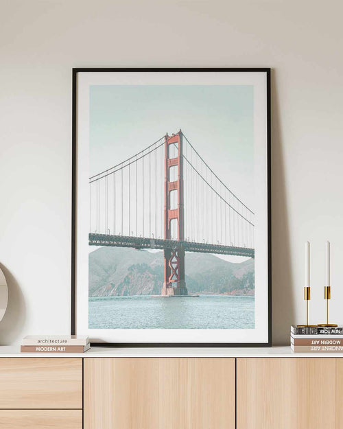 Golden Gate Bridge by Finn Skagn Art Print