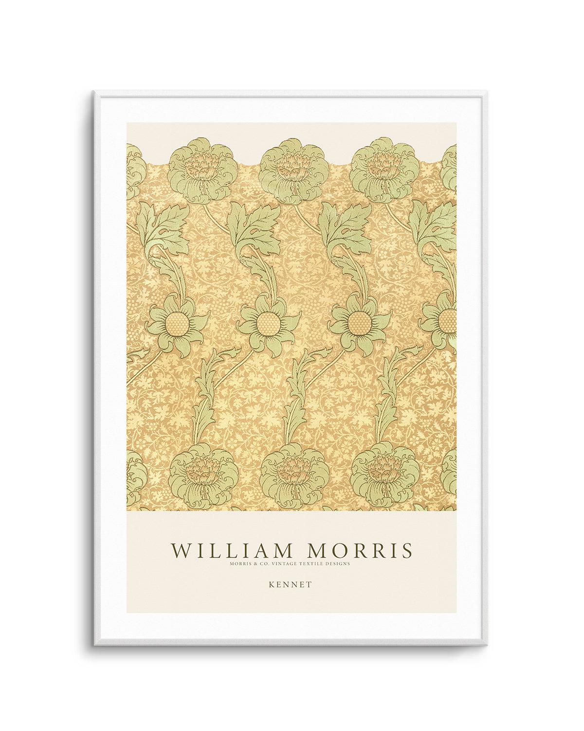 Golden Sage Kennet by William Morris Art Print