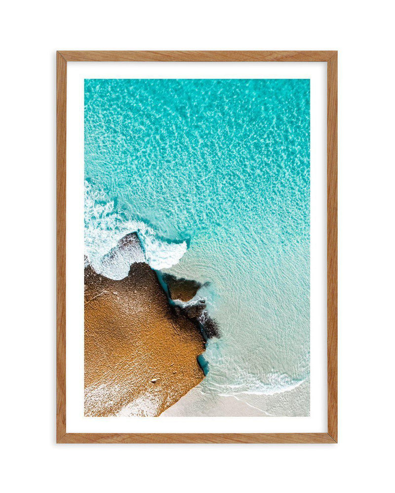 Golden Slice | Wests Beach Art Print-PRINT-Olive et Oriel-Olive et Oriel-50x70 cm | 19.6" x 27.5"-Walnut-With White Border-Buy-Australian-Art-Prints-Online-with-Olive-et-Oriel-Your-Artwork-Specialists-Austrailia-Decorate-With-Coastal-Photo-Wall-Art-Prints-From-Our-Beach-House-Artwork-Collection-Fine-Poster-and-Framed-Artwork