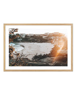 Golden Times | Freshwater Beach Art Print-PRINT-Olive et Oriel-Olive et Oriel-A4 | 8.3" x 11.7" | 21 x 29.7cm-Oak-With White Border-Buy-Australian-Art-Prints-Online-with-Olive-et-Oriel-Your-Artwork-Specialists-Austrailia-Decorate-With-Coastal-Photo-Wall-Art-Prints-From-Our-Beach-House-Artwork-Collection-Fine-Poster-and-Framed-Artwork