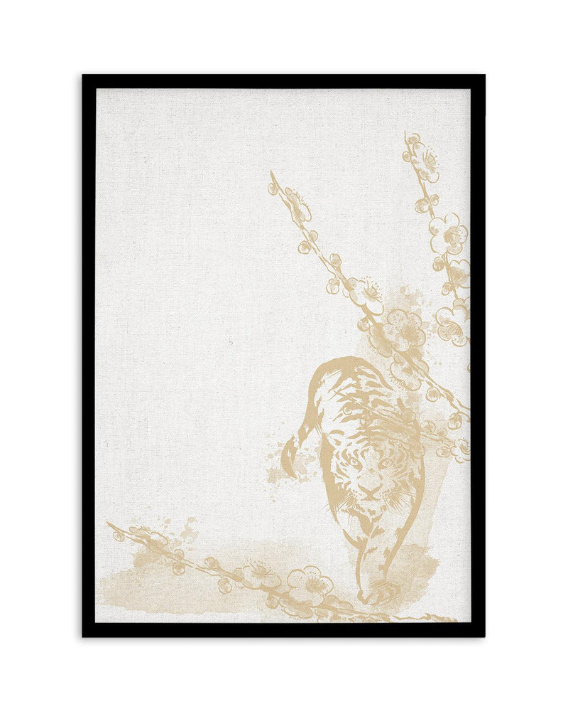 Golden Tiger I Art Print-PRINT-Olive et Oriel-Olive et Oriel-Buy-Australian-Art-Prints-Online-with-Olive-et-Oriel-Your-Artwork-Specialists-Austrailia-Decorate-With-Coastal-Photo-Wall-Art-Prints-From-Our-Beach-House-Artwork-Collection-Fine-Poster-and-Framed-Artwork