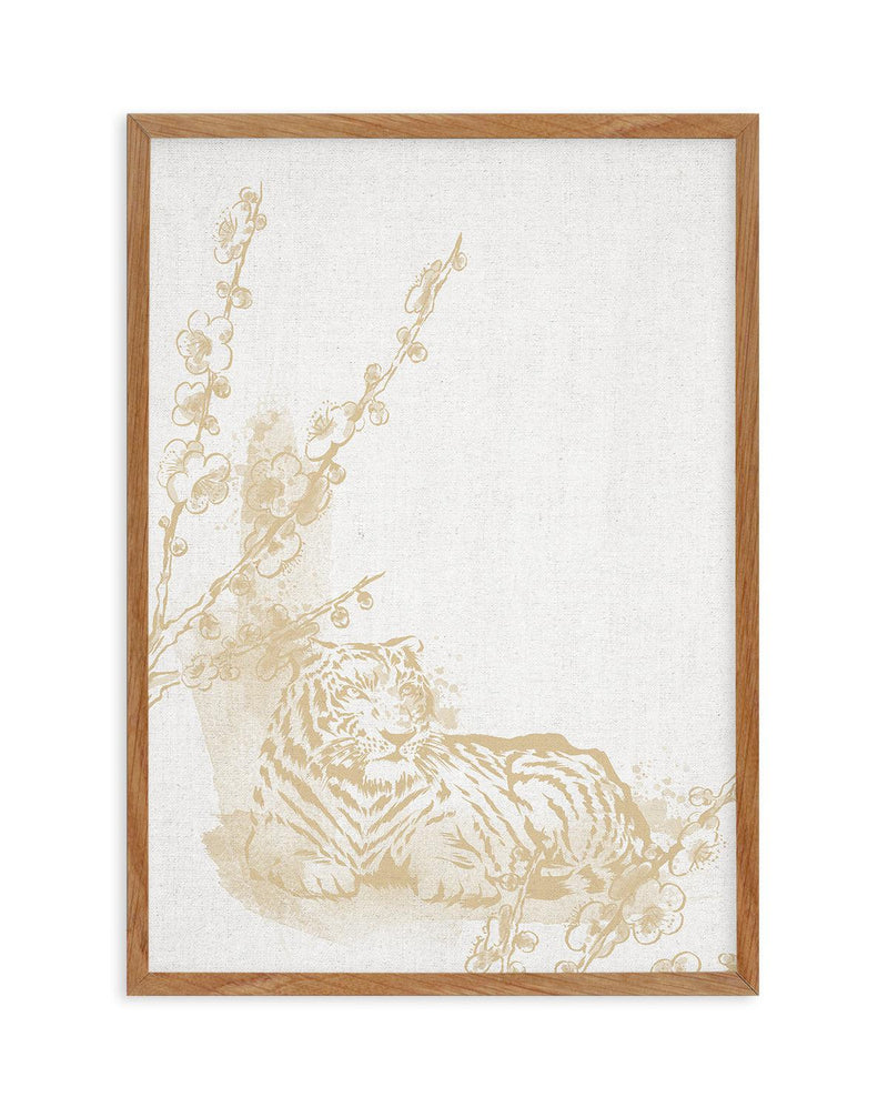 Golden Tiger II Art Print-PRINT-Olive et Oriel-Olive et Oriel-Buy-Australian-Art-Prints-Online-with-Olive-et-Oriel-Your-Artwork-Specialists-Austrailia-Decorate-With-Coastal-Photo-Wall-Art-Prints-From-Our-Beach-House-Artwork-Collection-Fine-Poster-and-Framed-Artwork