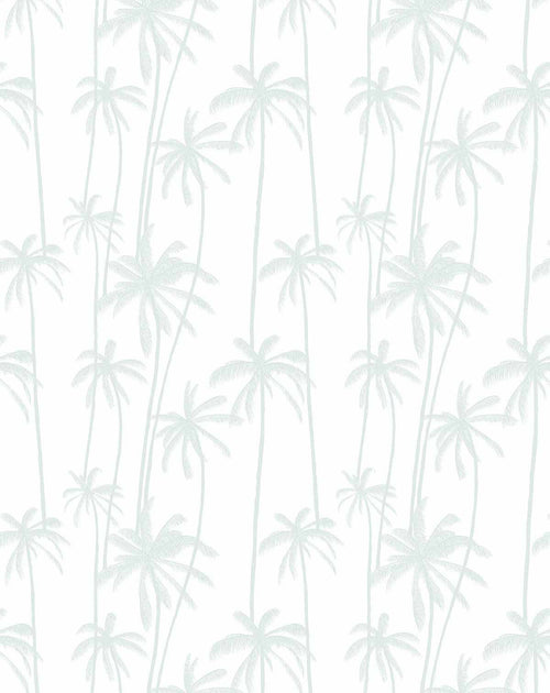 Good Palms Seafoam Wallpaper-Wallpaper-Buy Kids Removable Wallpaper Online Our Custom Made Children√¢‚Ç¨‚Ñ¢s Wallpapers Are A Fun Way To Decorate And Enhance Boys Bedroom Decor And Girls Bedrooms They Are An Amazing Addition To Your Kids Bedroom Walls Our Collection of Kids Wallpaper Is Sure To Transform Your Kids Rooms Interior Style From Pink Wallpaper To Dinosaur Wallpaper Even Marble Wallpapers For Teen Boys Shop Peel And Stick Wallpaper Online Today With Olive et Oriel
