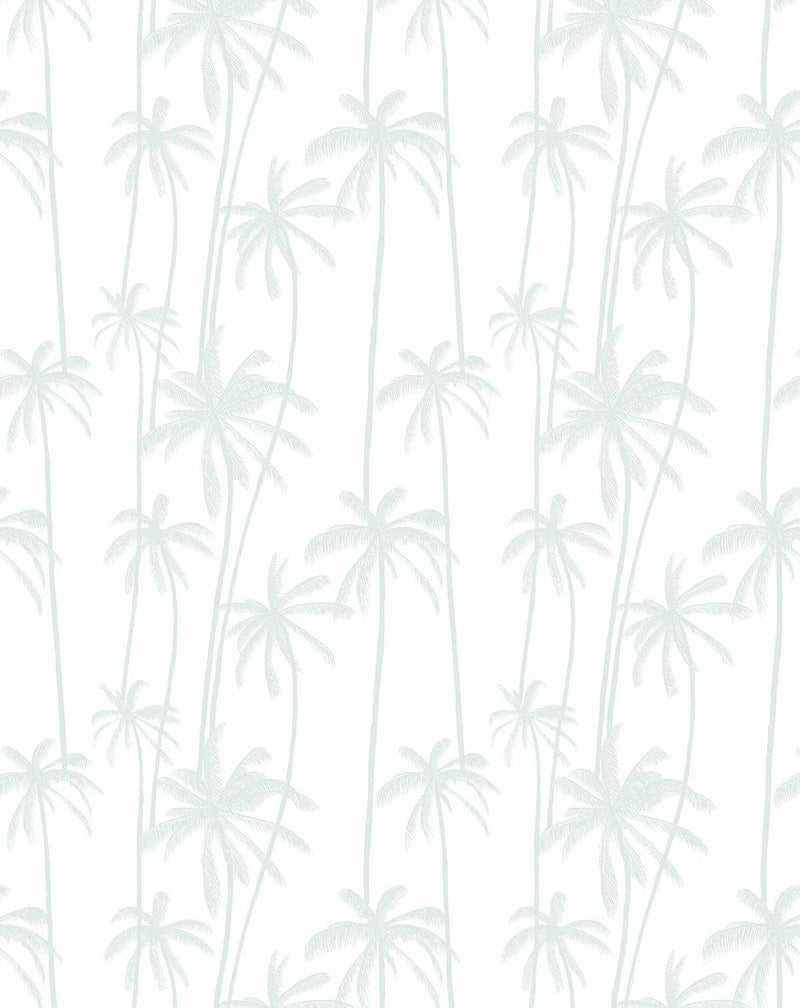 Good Palms Seafoam Wallpaper-Wallpaper-Buy Kids Removable Wallpaper Online Our Custom Made Children√¢‚Ç¨‚Ñ¢s Wallpapers Are A Fun Way To Decorate And Enhance Boys Bedroom Decor And Girls Bedrooms They Are An Amazing Addition To Your Kids Bedroom Walls Our Collection of Kids Wallpaper Is Sure To Transform Your Kids Rooms Interior Style From Pink Wallpaper To Dinosaur Wallpaper Even Marble Wallpapers For Teen Boys Shop Peel And Stick Wallpaper Online Today With Olive et Oriel