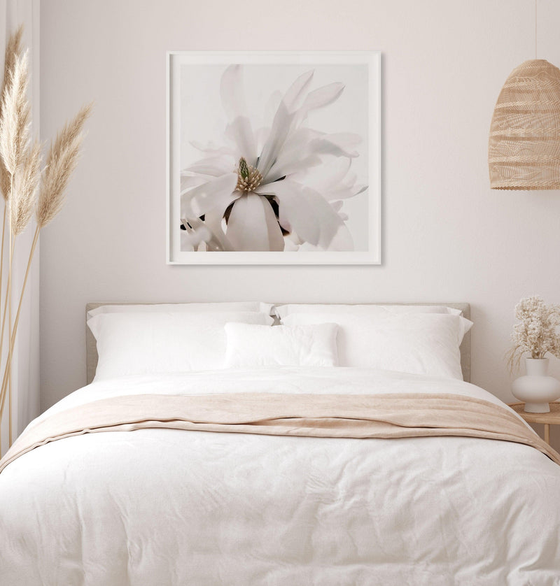 Grace Magnolia SQ Art Print-PRINT-Olive et Oriel-Olive et Oriel-Buy-Australian-Art-Prints-Online-with-Olive-et-Oriel-Your-Artwork-Specialists-Austrailia-Decorate-With-Coastal-Photo-Wall-Art-Prints-From-Our-Beach-House-Artwork-Collection-Fine-Poster-and-Framed-Artwork
