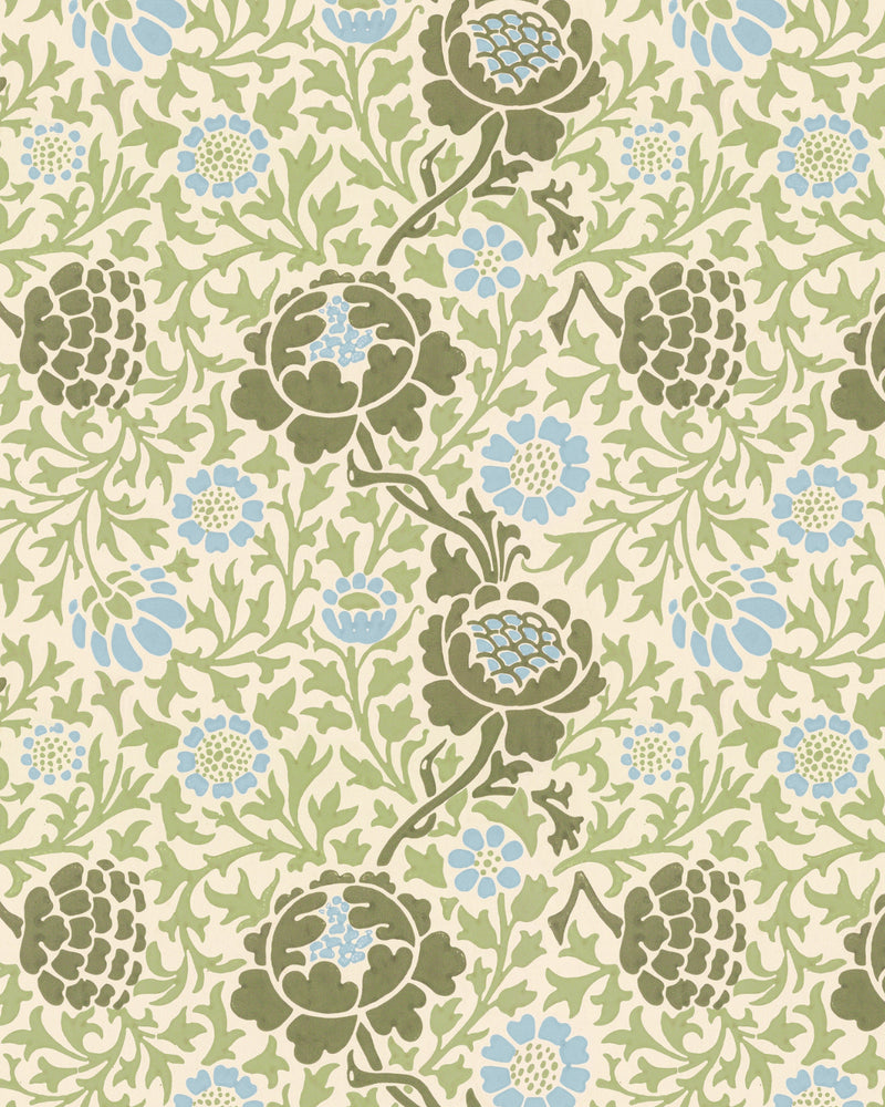 Morris  Co Willow Boughs Floral Wallpaper Roll  Perigold