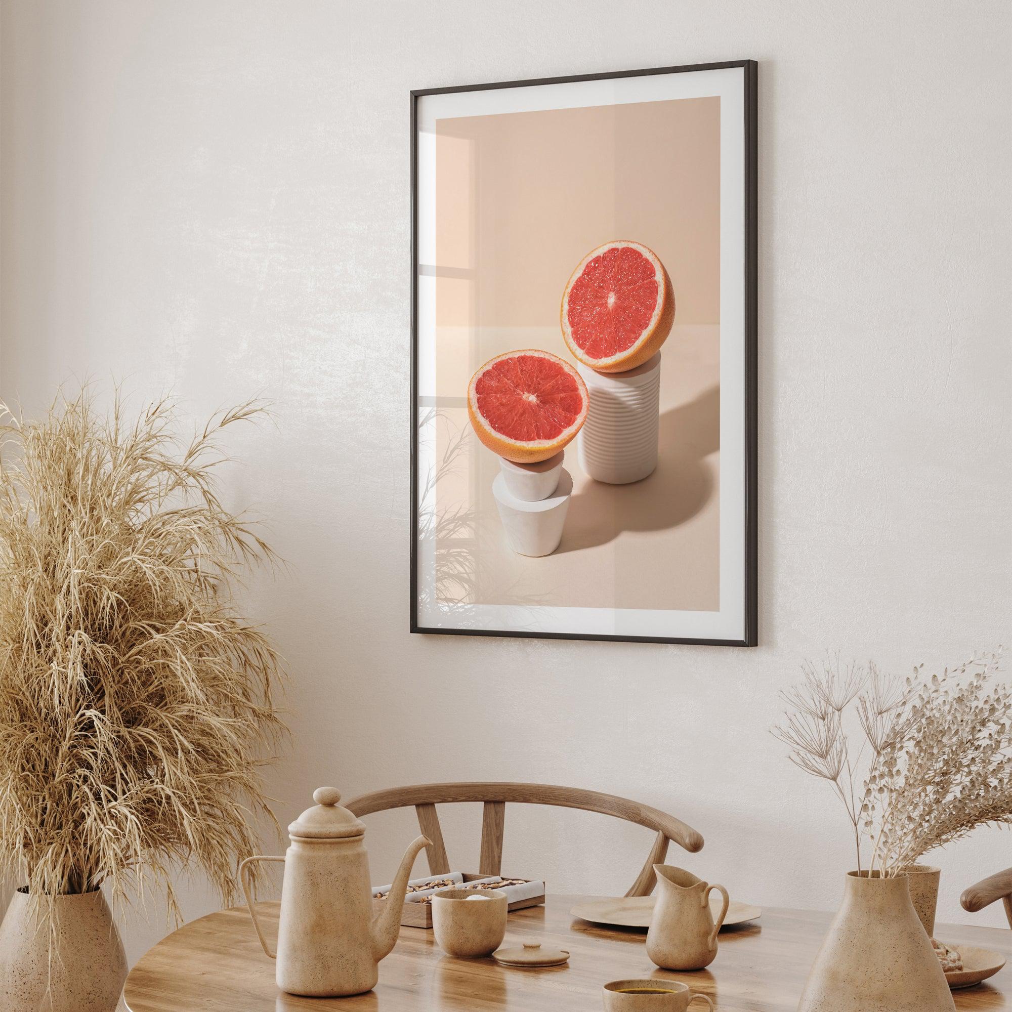 Grapefruit Art Print-PRINT-Olive et Oriel-Olive et Oriel-Buy-Australian-Art-Prints-Online-with-Olive-et-Oriel-Your-Artwork-Specialists-Austrailia-Decorate-With-Coastal-Photo-Wall-Art-Prints-From-Our-Beach-House-Artwork-Collection-Fine-Poster-and-Framed-Artwork