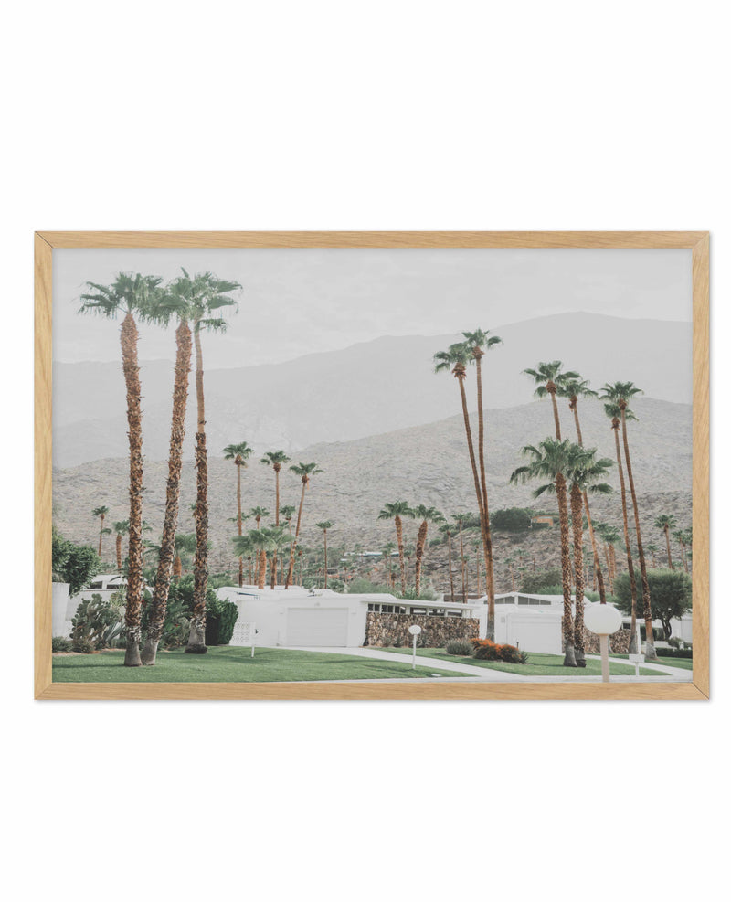 Grass Is Greener | Palm Springs | LS Art Print-PRINT-Olive et Oriel-Olive et Oriel-A4 | 8.3" x 11.7" | 21 x 29.7cm-Oak-With White Border-Buy-Australian-Art-Prints-Online-with-Olive-et-Oriel-Your-Artwork-Specialists-Austrailia-Decorate-With-Coastal-Photo-Wall-Art-Prints-From-Our-Beach-House-Artwork-Collection-Fine-Poster-and-Framed-Artwork
